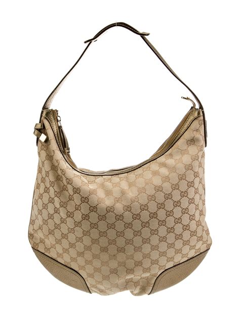 gucci vintage princy hobo shoulder|Gucci hobo canvas.